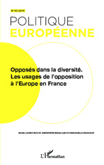 E-book, Opposés dans la diversité. : les usages de l'opposition à l'Europe en France, L'Harmattan