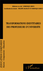 E-book, Transformations identitaires des professeurs d'université, Editions L'Harmattan