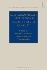 eBook, Australian Private International Law for the 21st Century, Hart Publishing