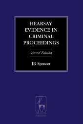E-book, Hearsay Evidence in Criminal Proceedings, Hart Publishing
