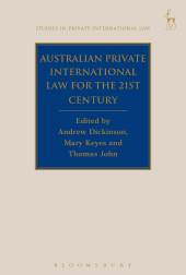 eBook, Australian Private International Law for the 21st Century : Facing Outwards, Hart Publishing