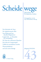 eBook, Scheidewege : Jahresschrift für skeptisches Denken. Jahrgang 43 - 2013/2014, S. Hirzel Verlag GmbH