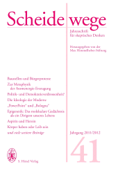 eBook, Scheidewege : Jahresschrift für skeptisches Denken. Jahrgang 41 - 2011/2012, S. Hirzel Verlag GmbH