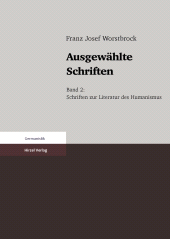 E-book, Ausgewählte Schriften : Band 2: Schriften zur Literatur des Humanismus, S. Hirzel Verlag GmbH