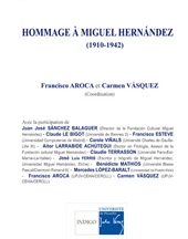E-book, Hommage à Miguel Hernández : (1910-1942), Indigo - Côté femmes