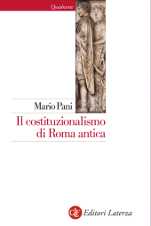 eBook, Il costituzionalismo di Roma antica, GLF editori Laterza