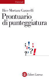 E-book, Prontuario di punteggiatura, Mortara Garavelli, Bice, 1931-, GLF editori Laterza