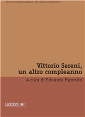 E-book, Vittorio Sereni, un altro compleanno, Ledizioni