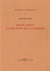 E-book, Dante gotico e altri studi sulla Commedìa, Lanza, Antonio, Le Lettere