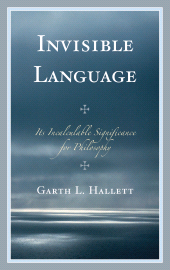E-book, Invisible Language : Its Incalculable Significance for Philosophy, Lexington Books
