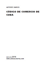 E-book, Código de comercio de Cuba /., Linkgua Ediciones