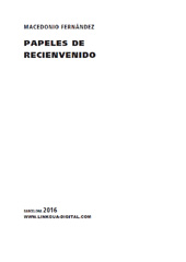 E-book, Papeles de Recienvenido, Linkgua Ediciones