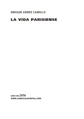 E-book, La vida parisiense, Linkgua Ediciones