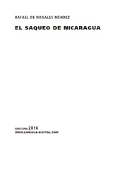 E-book, El saqueo de Nicaragua, Linkgua Ediciones