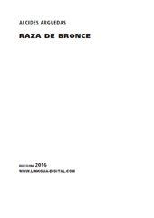eBook, Raza de bronce, Linkgua Ediciones