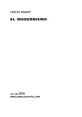 E-book, El modernismo, Linkgua Ediciones