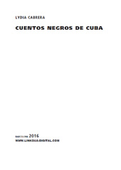 E-book, Cuentos negros de Cuba, Cabrera, Lydia, Linkgua Ediciones