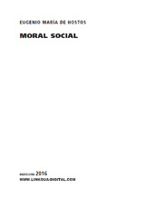 E-book, Moral social, Hostos, Eugenio María de., Linkgua Ediciones