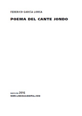 eBook, Poema del cante jondo, Linkgua Ediciones