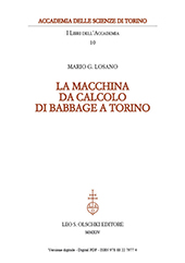 E-book, La macchina da calcolo di Babbage a Torino, Babbage, Charles, 1791-1871, Leo S. Olschki