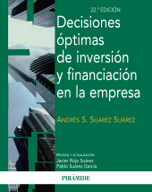 E-book, Decisiones óptimas de inversión y financiación en la empresa, Ediciones Pirámide