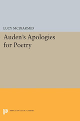 eBook, Auden's Apologies for Poetry, Princeton University Press