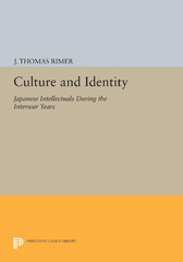 E-book, Culture and Identity : Japanese Intellectuals during the Interwar Years, Princeton University Press