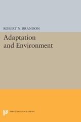 eBook, Adaptation and Environment, Princeton University Press