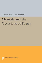 E-book, Montale and the Occasions of Poetry, Princeton University Press
