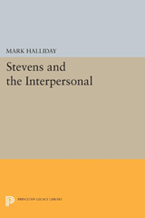 E-book, Stevens and the Interpersonal, Princeton University Press