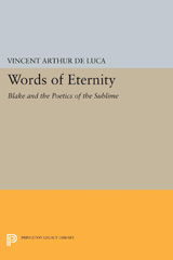 E-book, Words of Eternity : Blake and the Poetics of the Sublime, Princeton University Press