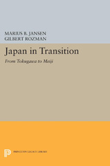 E-book, Japan in Transition : From Tokugawa to Meiji, Princeton University Press