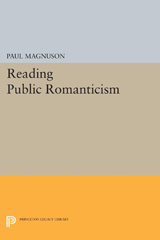 eBook, Reading Public Romanticism, Princeton University Press