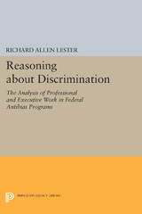 E-book, Reasoning about Discrimination : The Analysis of Professional and Executive Work in Federal Antibias Programs, Princeton University Press