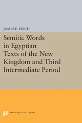 eBook, Semitic Words in Egyptian Texts of the New Kingdom and Third Intermediate Period, Hoch, James E., Princeton University Press