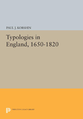 eBook, Typologies in England, 1650-1820, Princeton University Press