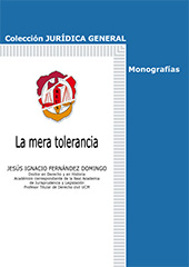 E-book, La mera tolerancia, Fernández Domingo, Jesús Ignacio, Reus