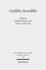 E-book, Credible, Incredible : The Miraculous in the Ancient Mediterranean, Mohr Siebeck
