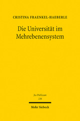 eBook, Die Universität im Mehrebenensystem : Modernisierungsansätze in Deutschland, Italien und Österreich, Mohr Siebeck