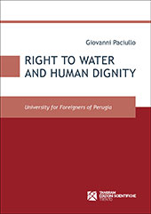 E-book, Right to water and human dignity : University for foreigners of Perugia, Tangram edizioni scientifiche