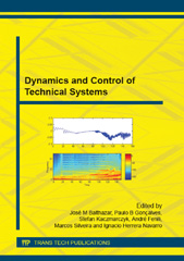 E-book, Dynamics and Control of Technical Systems, Trans Tech Publications Ltd