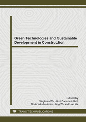 eBook, Green Technologies and Sustainable Development in Construction, Trans Tech Publications Ltd