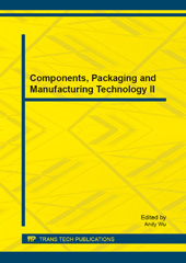 E-book, Components, Packaging and Manufacturing Technology II, Trans Tech Publications Ltd