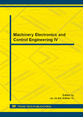 eBook, Machinery Electronics and Control Engineering IV, Trans Tech Publications Ltd