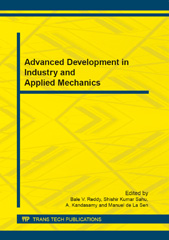 E-book, Advanced Development in Industry and Applied Mechanics, Trans Tech Publications Ltd