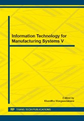 E-book, Information Technology for Manufacturing Systems V, Trans Tech Publications Ltd