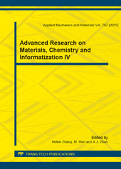 eBook, Advanced Research on Materials, Chemistry and Informatization IV, Trans Tech Publications Ltd