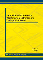 eBook, International Conference Machinery, Electronics and Control Simulation, Trans Tech Publications Ltd