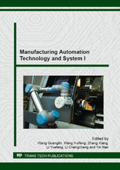 E-book, Manufacturing Automation Technology and System I, Trans Tech Publications Ltd