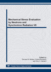 E-book, Mechanical Stress Evaluation by Neutrons and Synchrotron Radiation VII, Trans Tech Publications Ltd